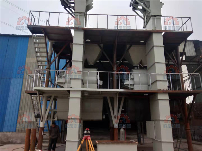 河南干混砂漿設備項目現(xiàn)場