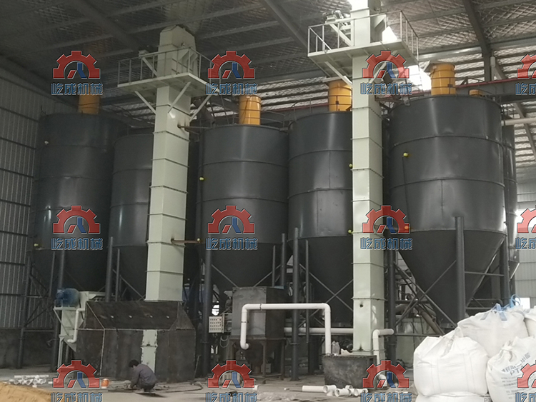 干混砂漿成套設(shè)備儲料系統(tǒng)
