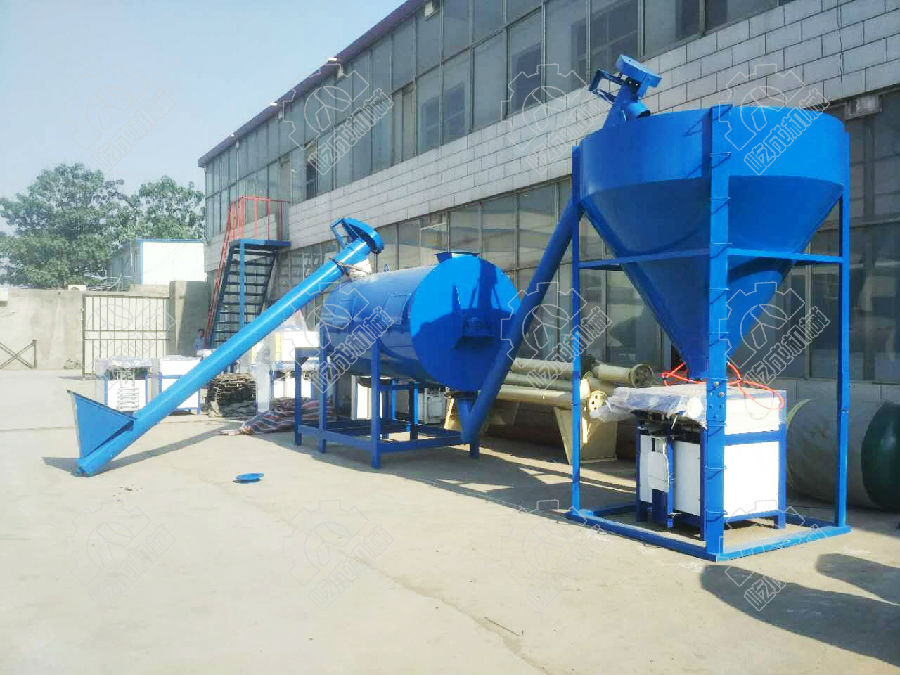 簡易型干混砂漿生產(chǎn)線